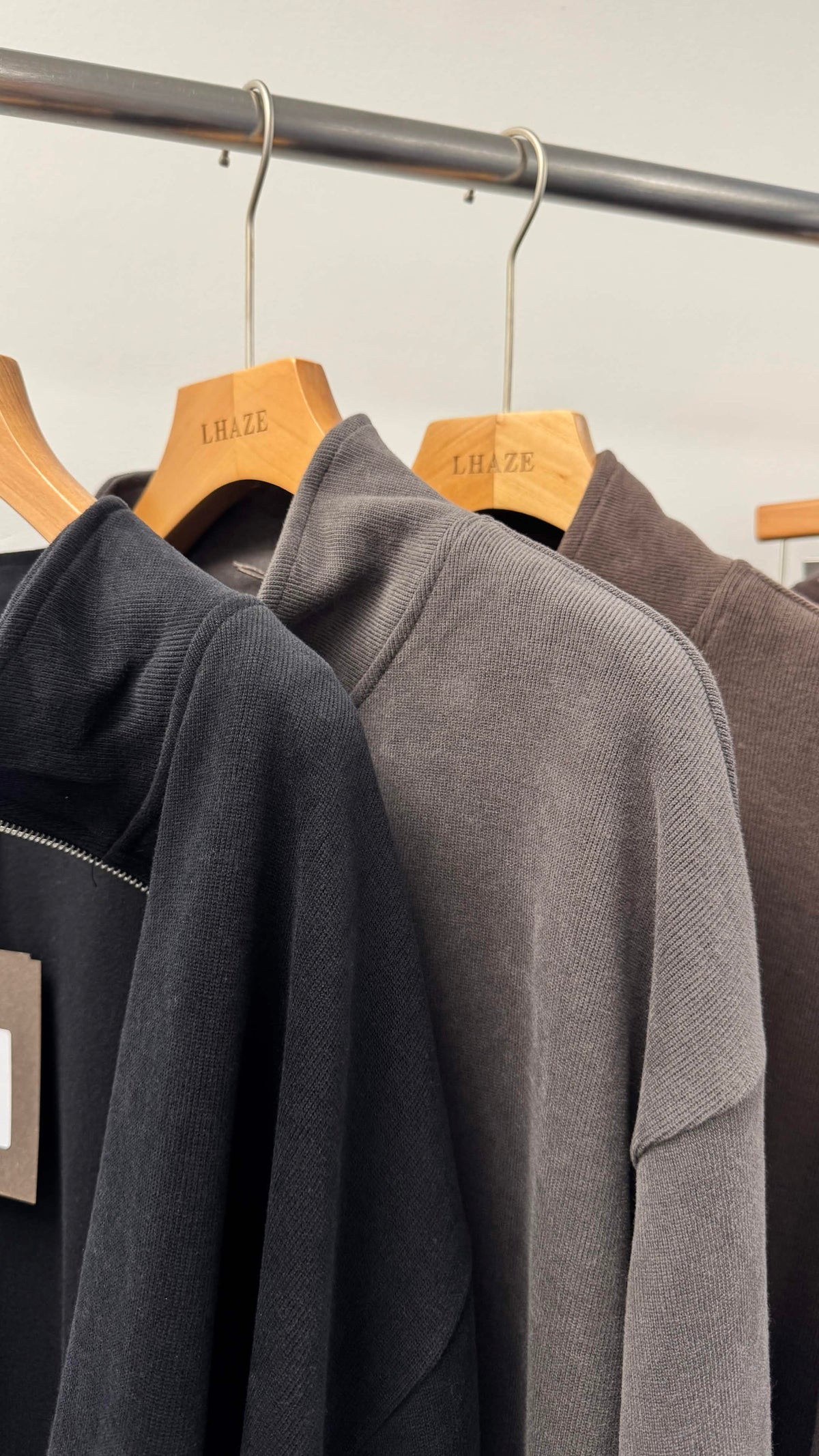 Essential Mock Neck Full Zip-up Sweater/Set