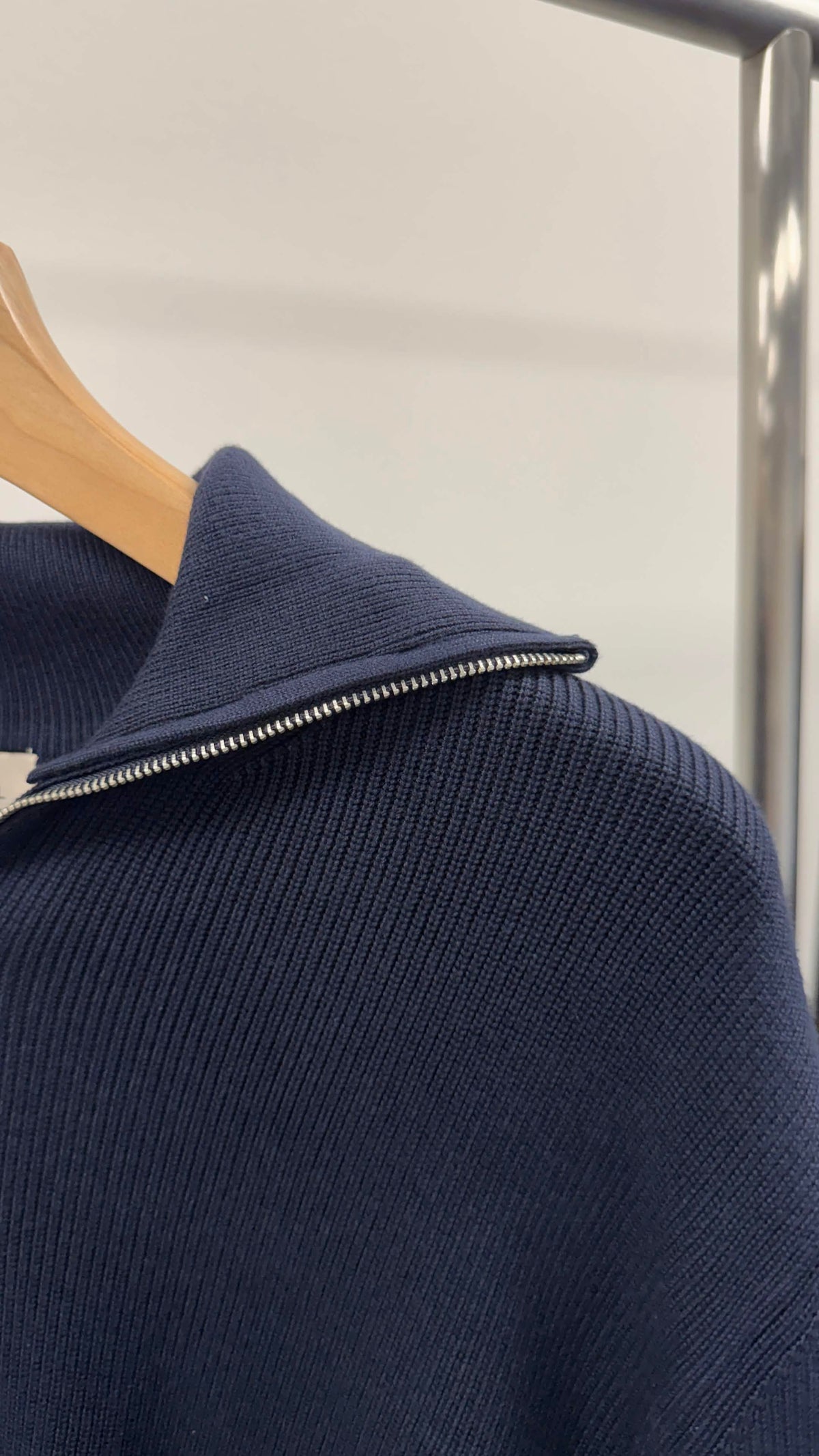 PRE-ORDER: Quater-zip Knit Sweater