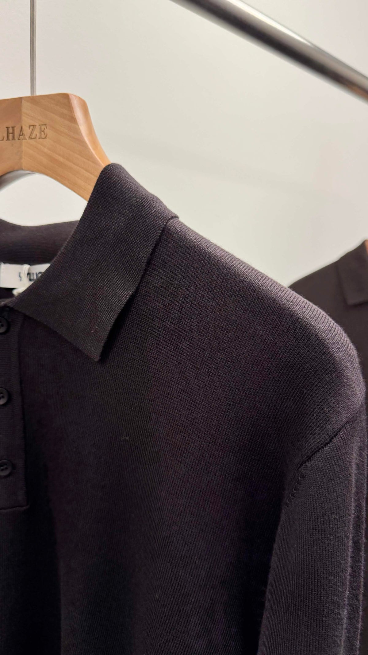 PRE-ORDER: Long Sleeve Knit Polo Sweater