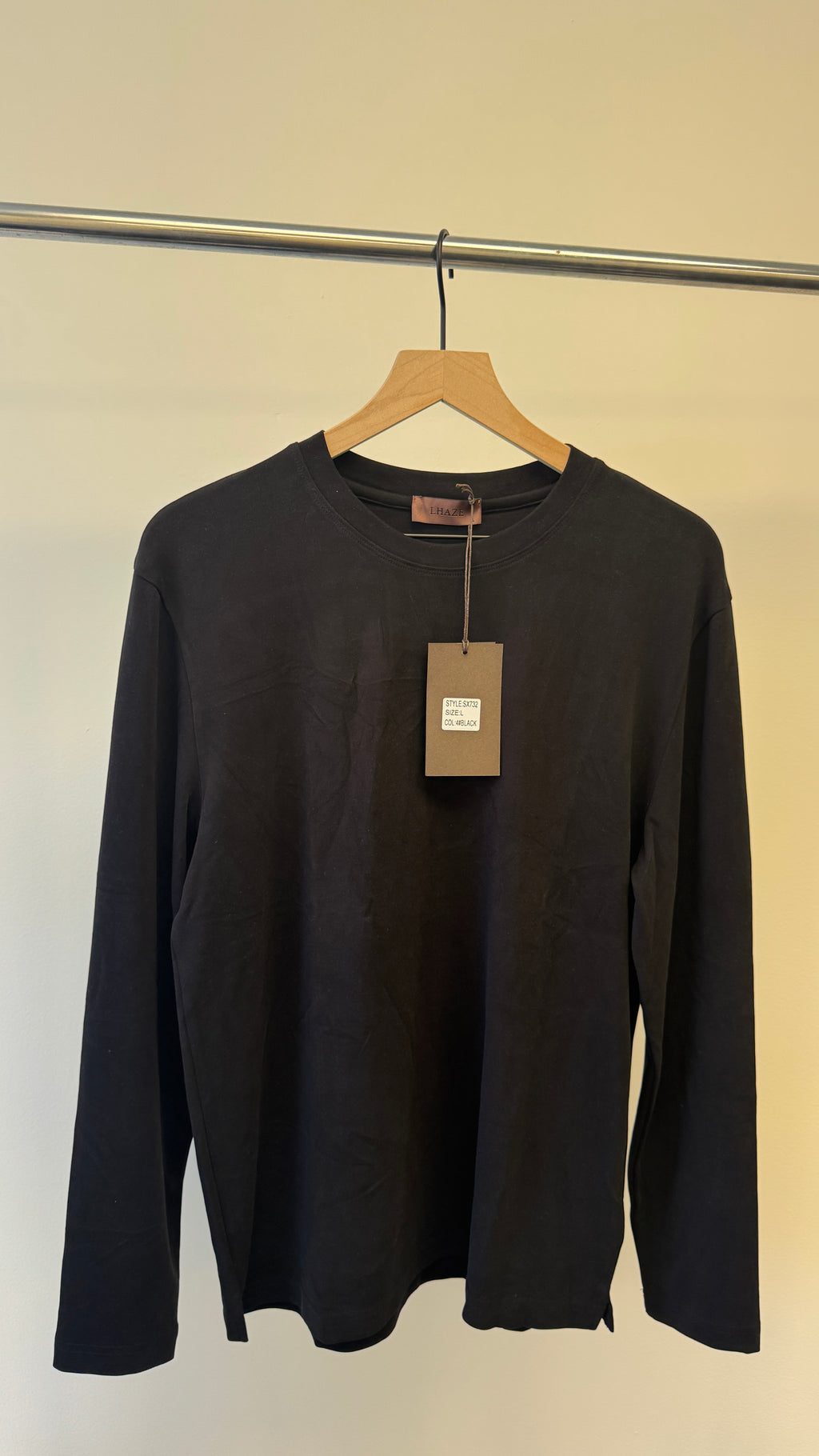 Essential Plain Long Sleeve T-Shirt