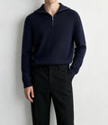 PRE-ORDER: Quater-zip Knit Sweater