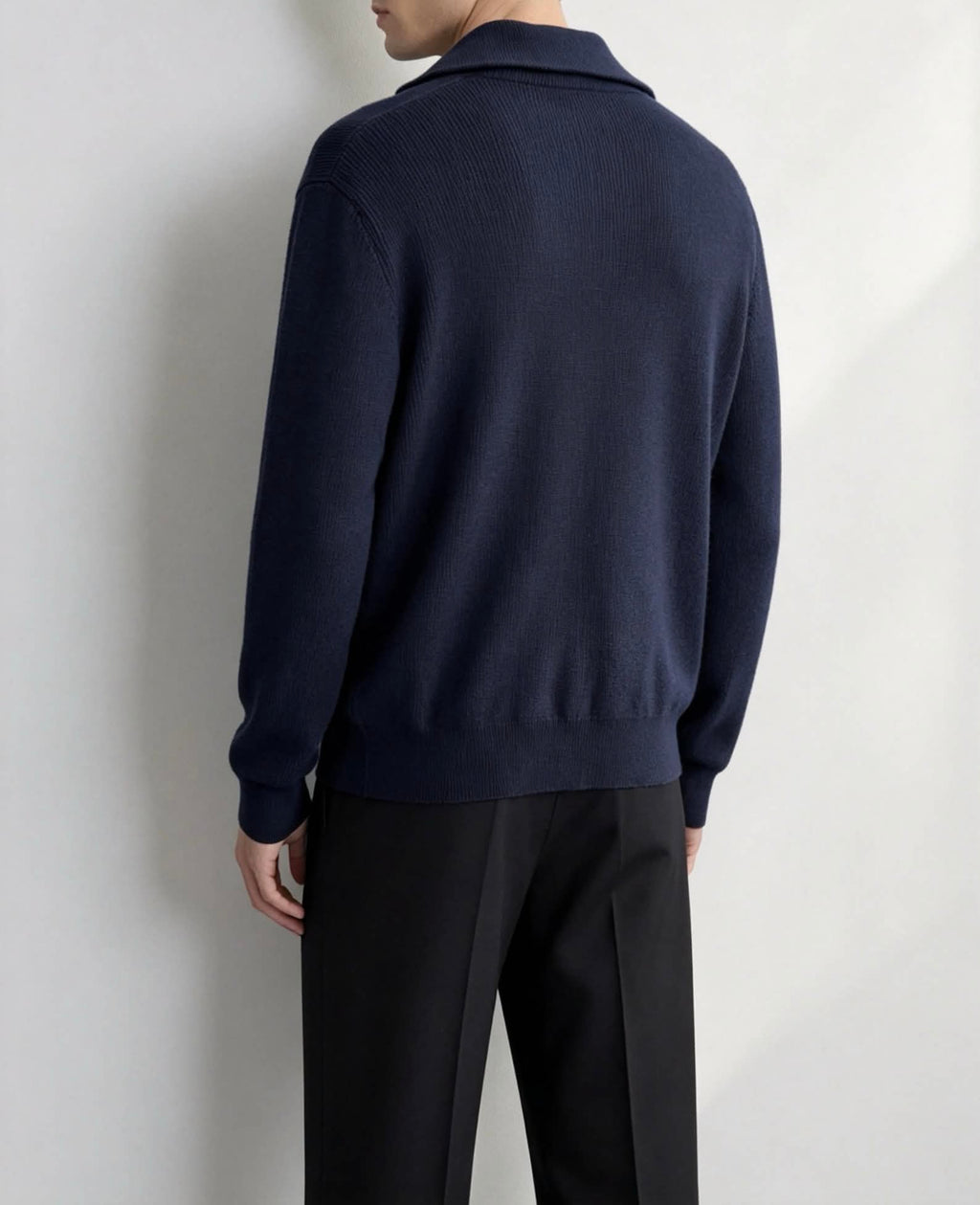 PRE-ORDER: Quater-zip Knit Sweater