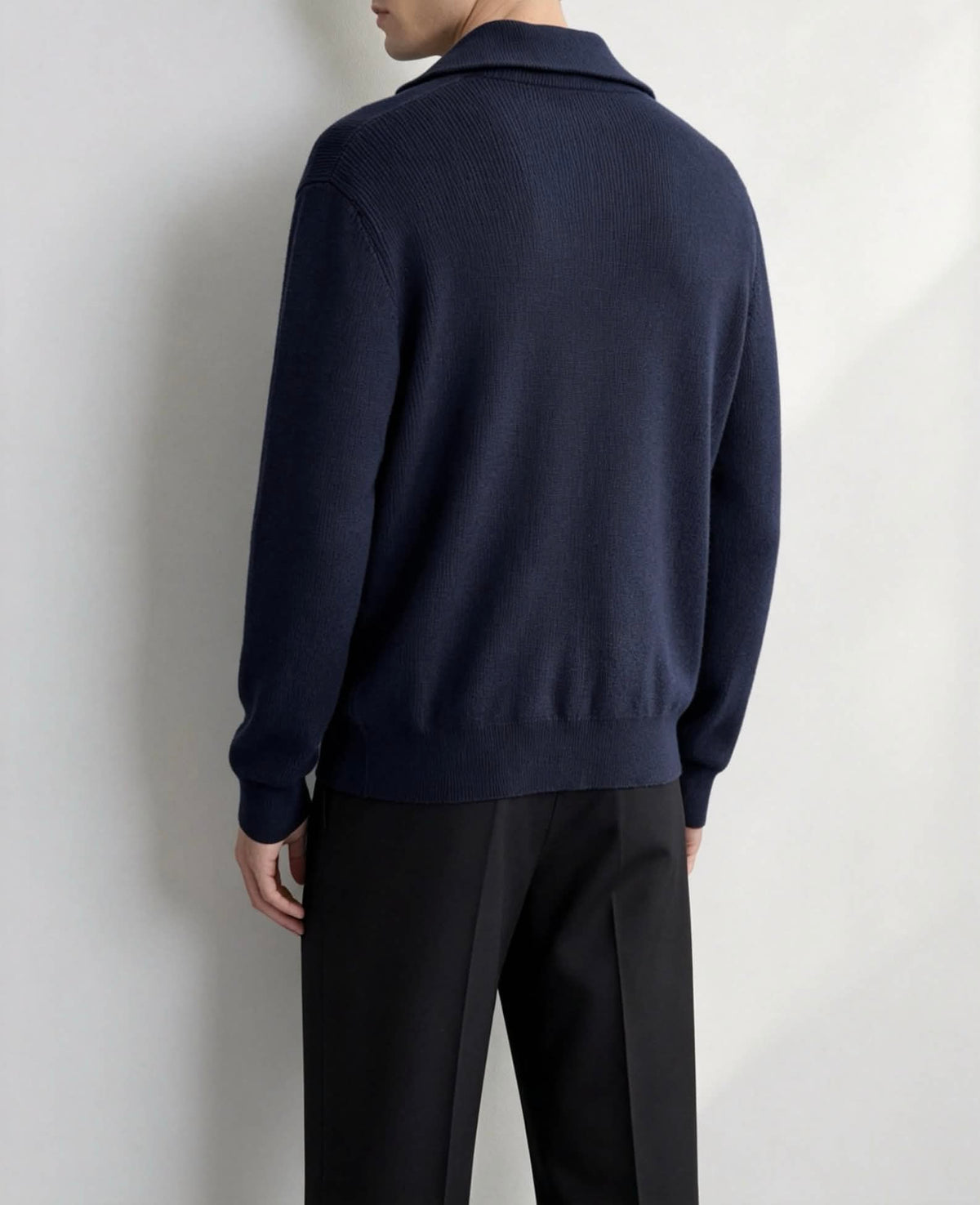 PRE-ORDER: Quater-zip Knit Sweater
