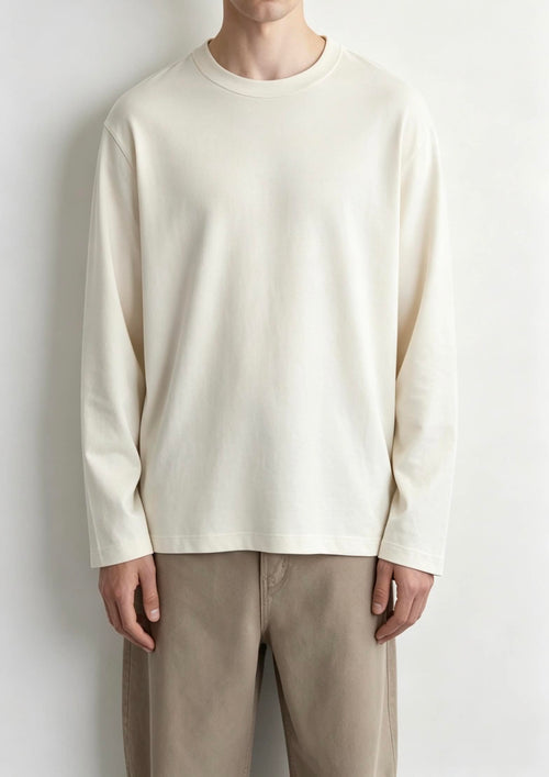 Essential Plain Long Sleeve T-Shirt